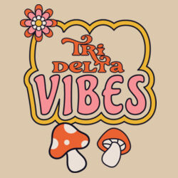 SOR-304-DDD-TLG-NAT Sorority Vibes Canvas Tote Bag - Delta Delta Delta Design